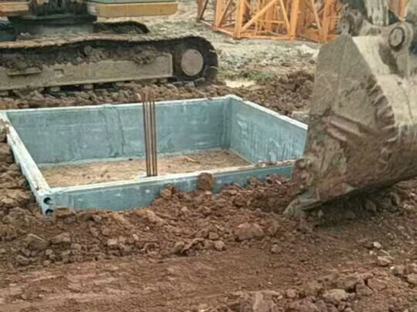 裝配式住房承臺，墻板做承臺