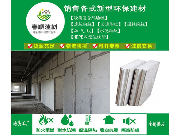 GRC板，ALC板與輕質(zhì)復(fù)合隔墻板批發(fā)